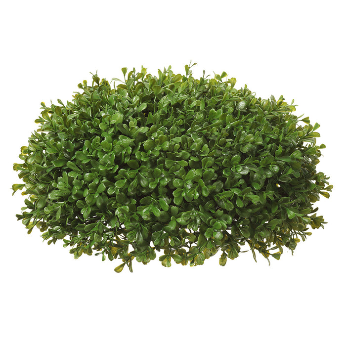 16" Artificial Boxwood Half Ball-Shaped Topiary -Green (pack of 2) - AA2301-GR