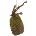 10" Hanging Moss Orb-Shaped Artificial Topiary -Green/Brown (Pack of 6) - AA2513-GR/BR