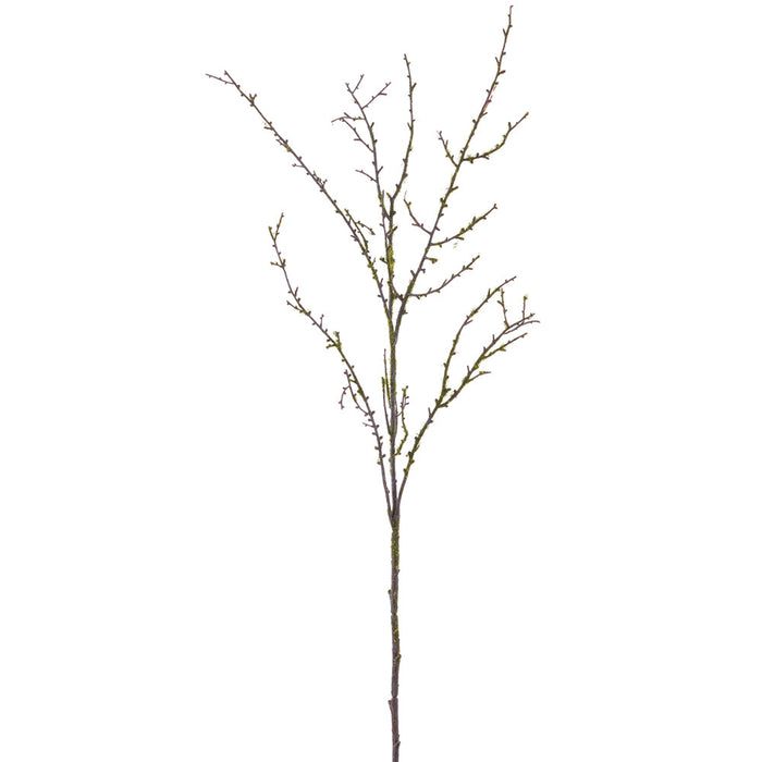38" Moss Twig Artificial Stem -Green (Pack of 12) - AA2601-GR/BR