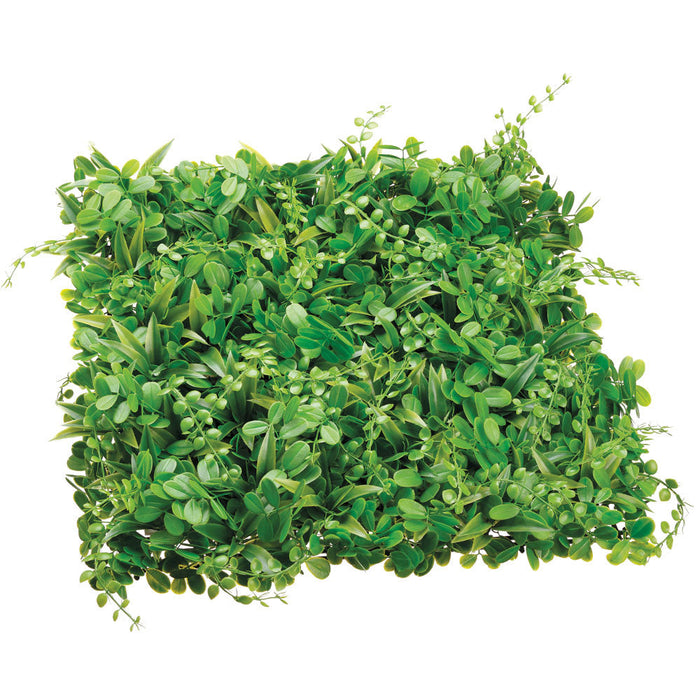 19.6"x19.6" Outdoor UV-Resistant Artificial Button Fern Mixed Mat -Green (Pack of 4) - AA4291-GR