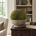 18" Moss & Lichen Ball-Shaped Artificial Topiary -Green/Brown (Pack of 2) - AA4654-GR/BR