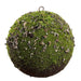 12" Soil & Moss Ball-Shaped Artificial Topiary -Green (Pack of 4) - AA4655-GR