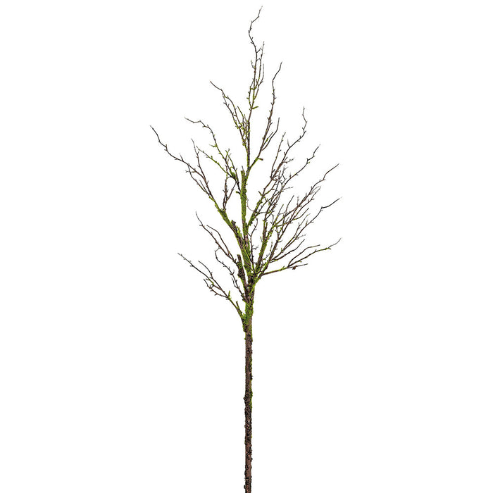 76" Moss Covered Artificial Twig Stem -Green (Pack of 6) - AA4658-GR