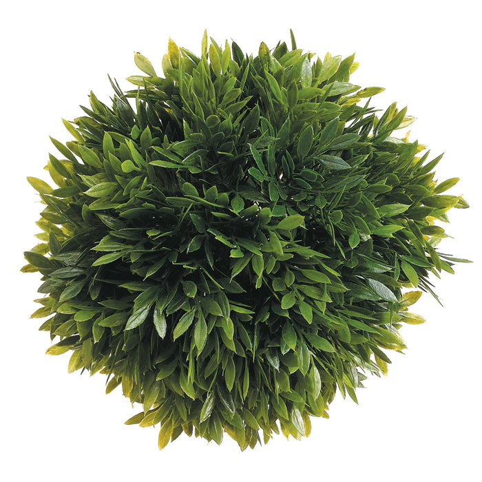6" Tea Leaf Ball-Shaped Artificial Topiary (pack of 12) - AA6807-GR
