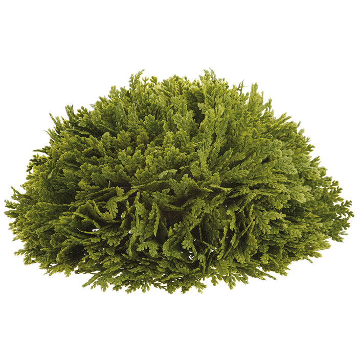 9" Wide Spike Moss Half Ball-Shaped Artificial Topiary -Green (Pack of 4) - AAF077-GR