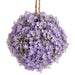 5" Hanging Snowball Flower Artificial Topiary Ball -Lavender (Pack of 12) - AAF545-LV