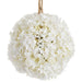 5" Hanging Snowball Flower Artificial Topiary Ball -White (Pack of 12) - AAF545-WH