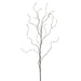 50" Artificial Curly Willow Branch w/Mini Leaves Stem -Brown/Green (pack of 12) - AAP170-BR/GR