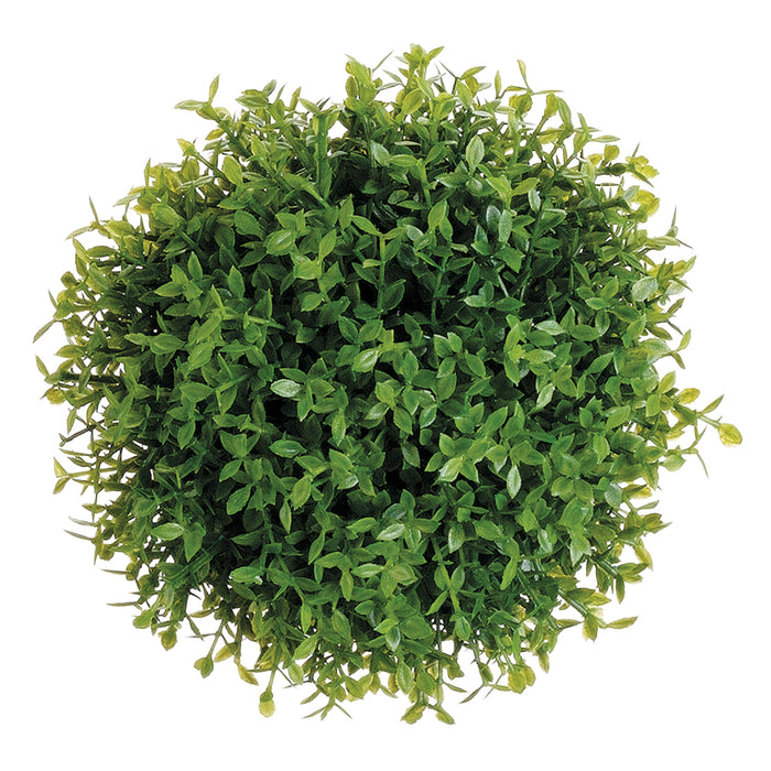 5" Tea Leaf Ball-Shaped Artificial Topiary -Green (pack of 24) - AAP285-GR