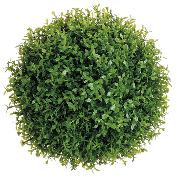 7" Tea Leaf Ball-Shaped Artificial Topiary -Green (pack of 6) - AAP287-GR