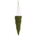 24" Hanging Artificial Moss Topiary -Green (Pack of 4) - AAR386-GR