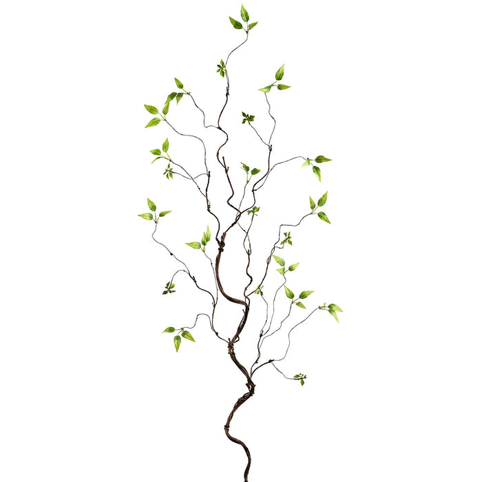 48" Moss Vine With Mini Leaf Artificial Stem -Green (Pack of 12) - AAV901-GR