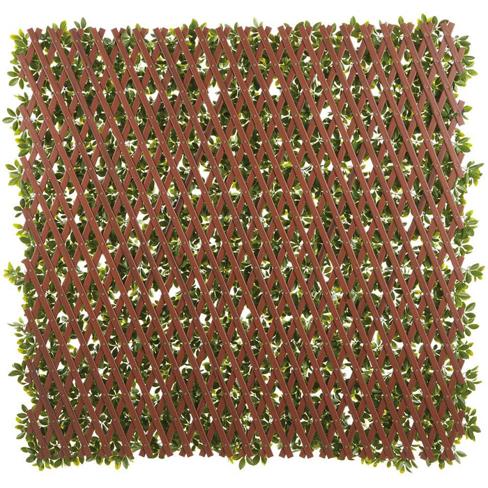 78.5"x39" Outdoor UV-Resistant Artificial Boxwood Trellis Mat -Green (Pack of 4) - AAZ327-GR