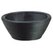 5"Hx11.8"W Bamboo Bowl -Black (pack of 8) - ACB911-BK