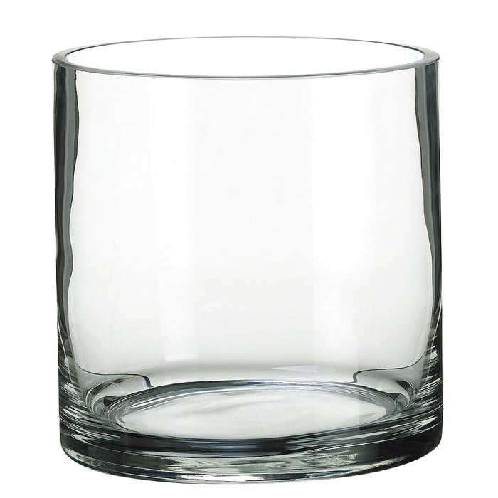 8"Hx8"W Cylinder Glass Vase -Clear (pack of 2) - ACG256-CW