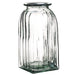 10.5"Hx5"W Square Tapered Glass Vase -Clear (pack of 2) - ACG916-CW