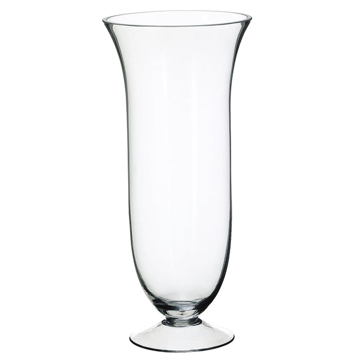 16.5"Hx7.25"W Trumpet Glass Vase -Clear - ACH708-CW
