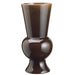 16"Hx7"W Ceramic Flared Vase -Dark Avocado - ACQ478-AV/DK