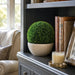 11" Boxwood Ball-Shaped Artificial Topiary -Green (Pack of 2) - ADB133-GR