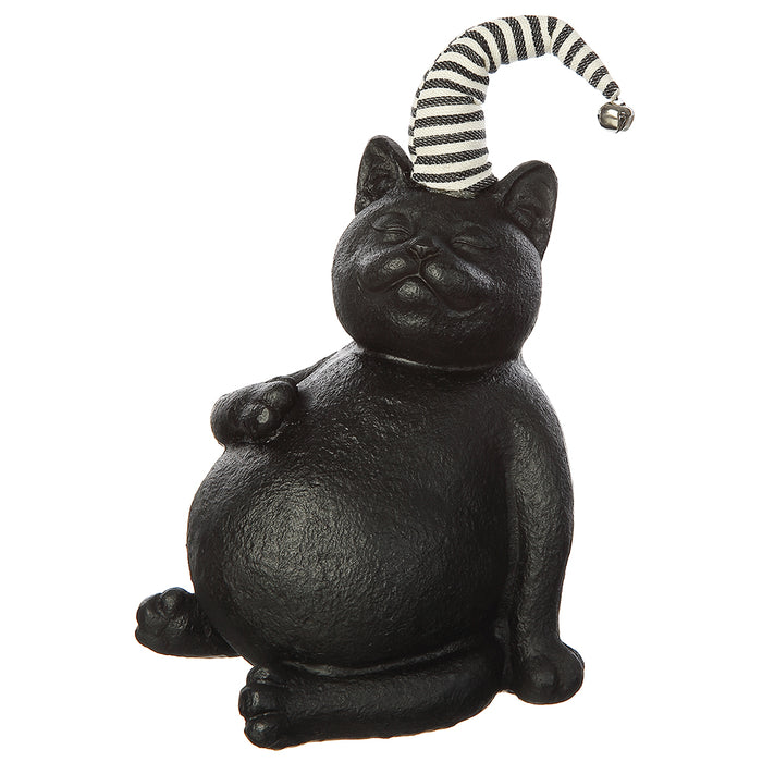 13.3" Halloween Cat -Black (Pack of 6) - AFC033-BK