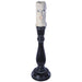18.25" Halloween Candleholder -White/Black - AFC367-WH/BK