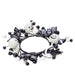 3.5" Jack-O-Lantern, Bat & Candy Candle Ring -Black/White (Pack of 6) - AFC549-BK/WH