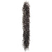 6' Glittered Artificial Eucalyptus Leaf Garland -Black (Pack of 2) - AFG419-BK