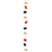 5'11" Halloween Corn Husk Garland -Mixed Colors (Pack of 6) - AFG502-MX