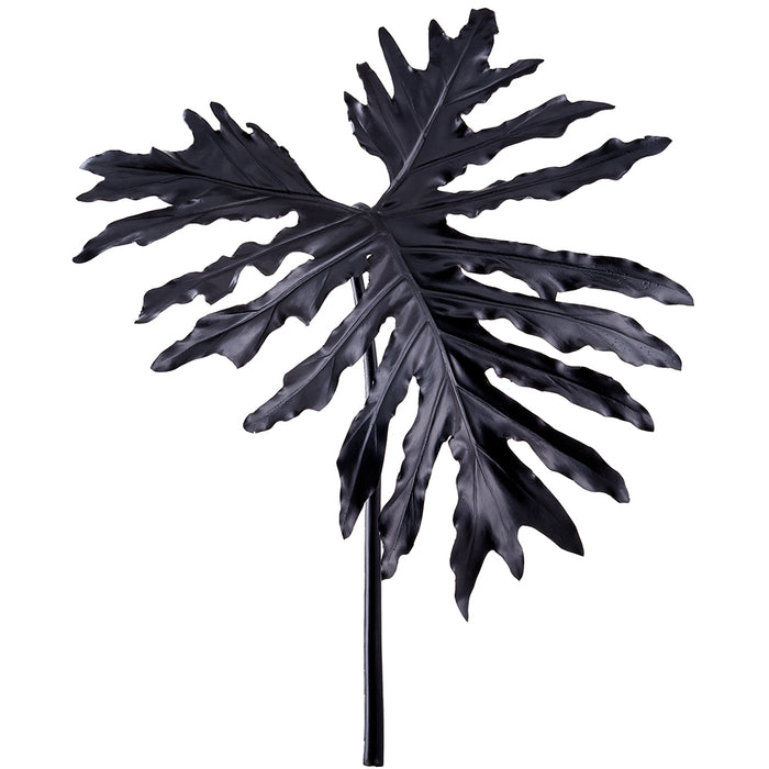 42" Artificial Selloum Palm Leaf Stem -Black (Pack of 4) - AFS010-BK