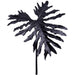 42" Artificial Selloum Palm Leaf Stem -Black (Pack of 4) - AFS010-BK