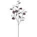 28" Halloween Artificial Eucalyptus Leaf Stem With Bats -Black (Pack of 12) - AFS166-BK
