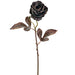 20" Rose Silk Flower Stem -Brown/Green (Pack of 24) - AFS224-BR/GR