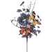 26" Artificial Butterfly & Ivy Leaf Stem -Orange/Black (Pack of 12) - AFS332-OR/BK