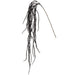 61" Hanging Glittered Artificial Amaranthus Flower Stem -Black (Pack of 12) - AFS341-BK