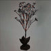 31" Battery Operated Glittered Bat LED-Lighted Twig Tree w/Base -Black (pack of 2) - AFT201-BK