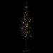 40" Glittered Halloween Twig Tree w/Stand, LED Pre-Lit -Black (Pack of 4) - AFT337-BK