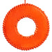 10.2" Pompon Halloween Wreath -Orange (Pack of 4) - AFW067-OR