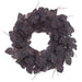28" Artificial Fig Leaf Wreath -Black (Pack of 2) - AFW326-BK