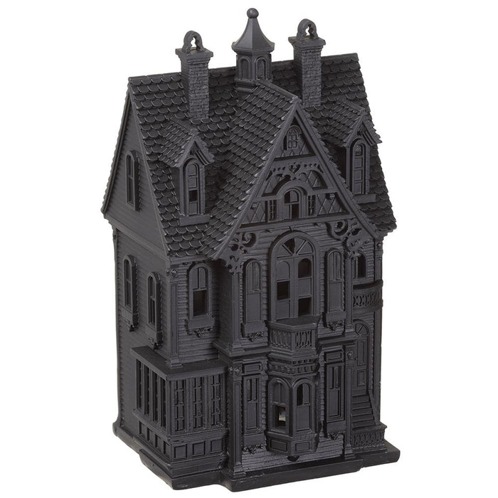 9" Battery Operated Halloween House -Black (Pack of 4) - AFZ091-BK
