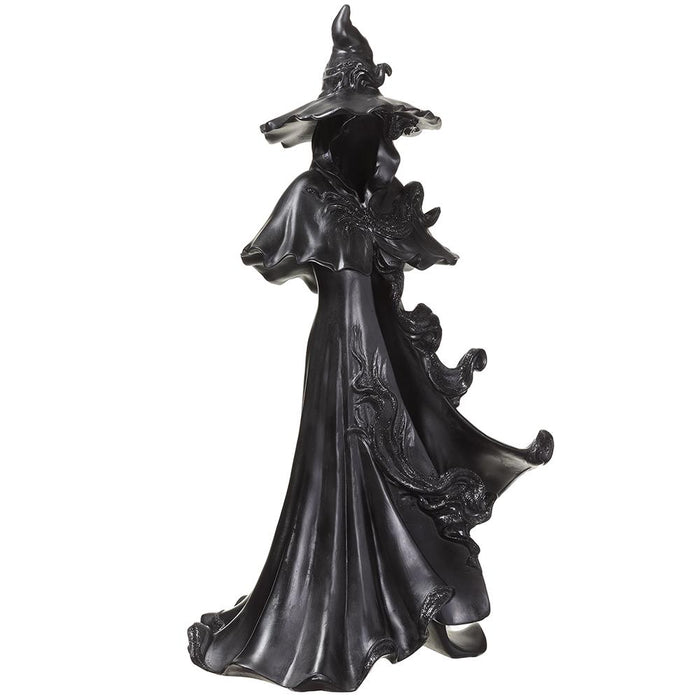 24" Battery Operated Halloween Witch -Black - AFZ093-BK