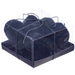 8.2" Boxed Halloween Velvet Pumpkins -Black (Pack of 4) - AFZ121-BK