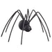 6.25" Glittered Halloween Fur Spider -Black (Pack of 2) - AFZ184-BK