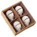 2.25" Boxed Halloween Skull Namecard Holders -Cream (Pack of 4) - AFZ195-CR