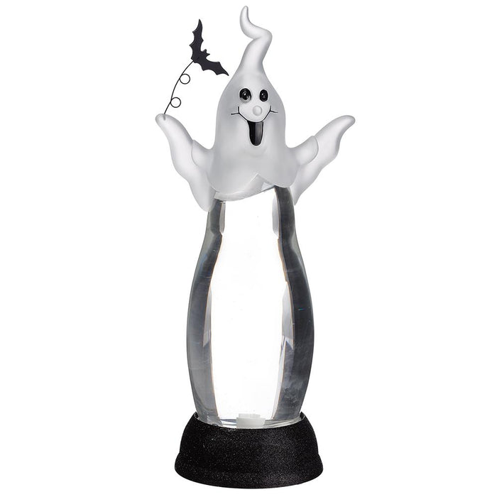 13.5" Battery Operated Halloween Ghost -White/Black (Pack of 2) - AFZ285-WH/BK