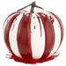 11"Hx11"W Halloween Pumpkin -Red/White (Pack of 4) - AFZ409-RE/WH