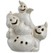 6.5" Battery Operated Halloween Boo Ghost -Antique Cream (Pack of 4) - AFZ533-CR/AT