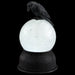 8.25" Battery Operated Halloween Crow Water Globe With Light -Black - AFZ538-BK