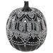 10.5"Hx9"W Halloween Pumpkin -Black/White (Pack of 2) - AFZ551-BK/WH