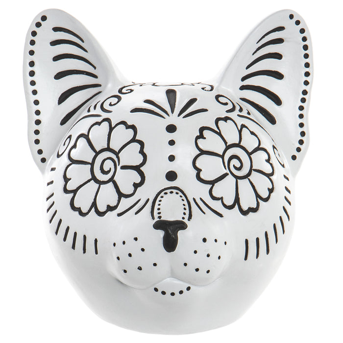 6" Halloween Cat -White/Black (Pack of 2) - AFZ555-WH/BK