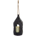 10.25" Battery Operated Halloween Lantern With LED-Light -Black (Pack of 4) - AFZ558-BK